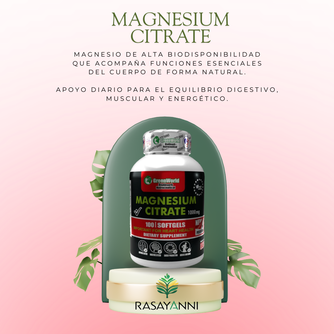Citrato de Magnesio -Relajación Muscular y Energía Celular- - Image 2
