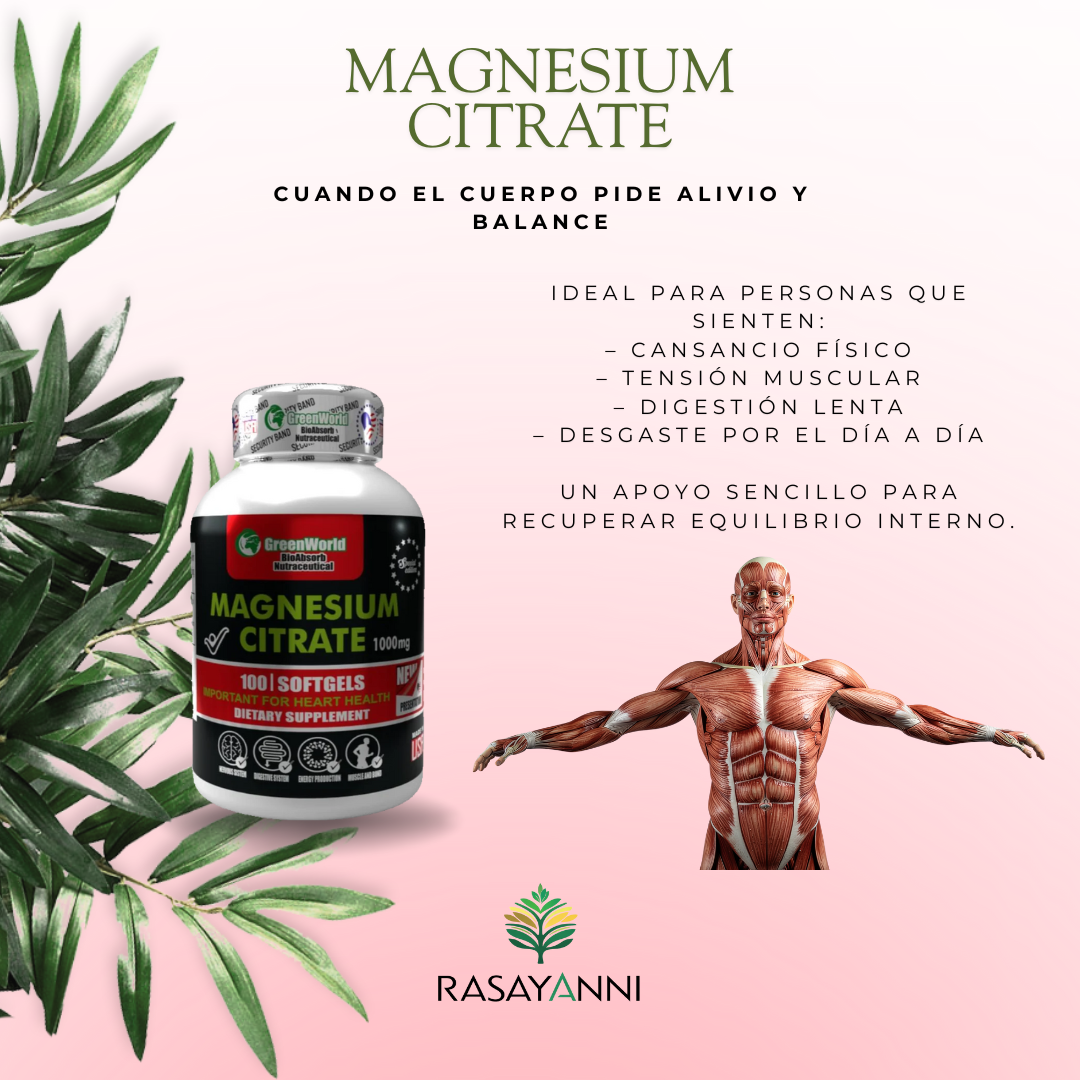 Citrato de Magnesio -Relajación Muscular y Energía Celular- - Image 4